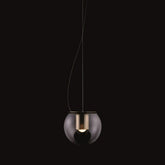 OLuce The Globe 827 suspension lamp gold/bronze diam 20 cm. - Buy now on ShopDecor - Discover the best products by OLUCE design