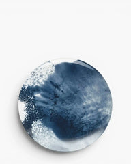 Raynaud Abysses coupe presentation plate in Limoges porcelain with blue decoration ∅ 31 cm - Buy now on ShopDecor - Discover the best products by RAYNAUD design