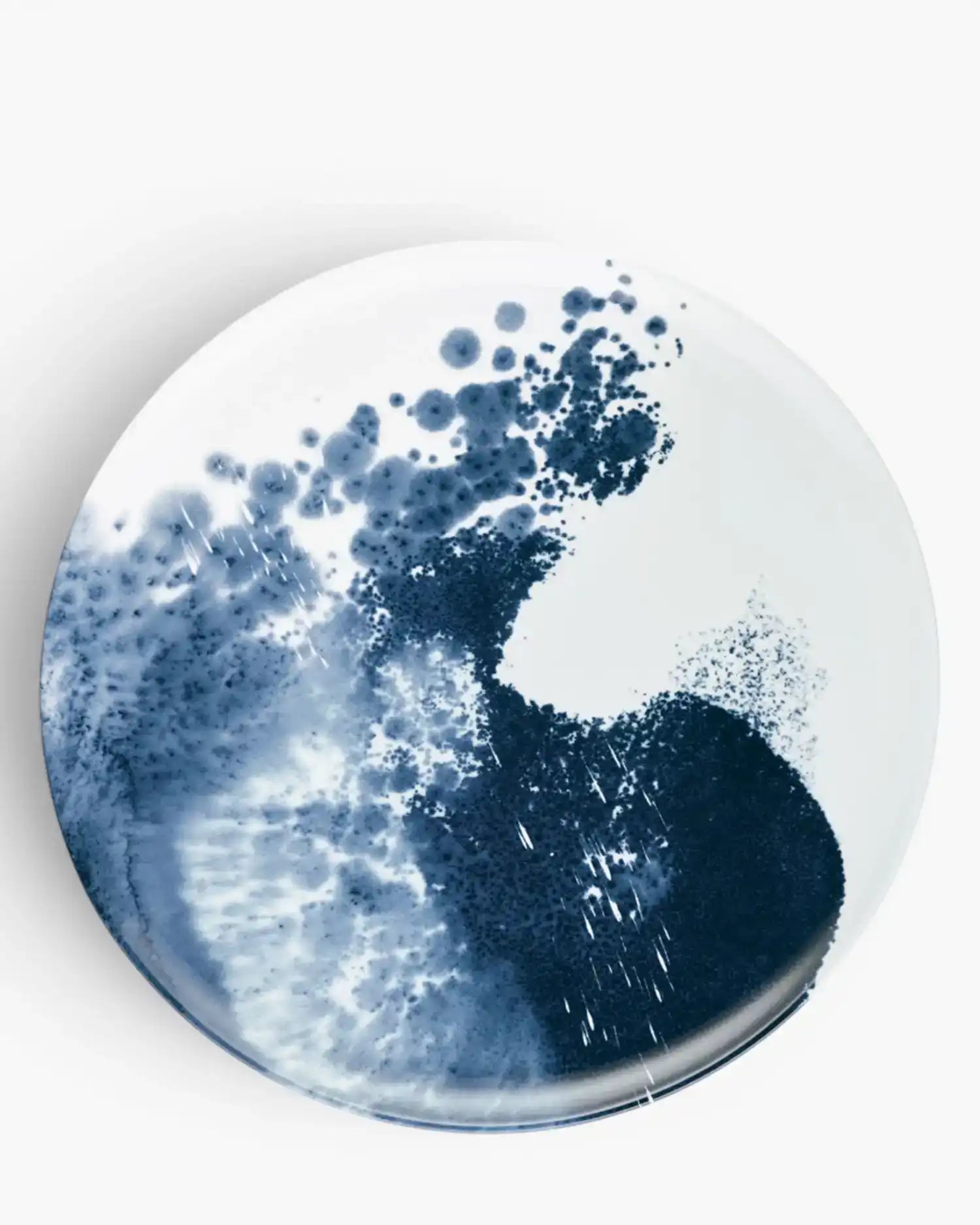 Raynaud Abysses large platter in Limoges porcelain with blue decoration ∅ 46 cm - Buy now on ShopDecor - Discover the best products by RAYNAUD design