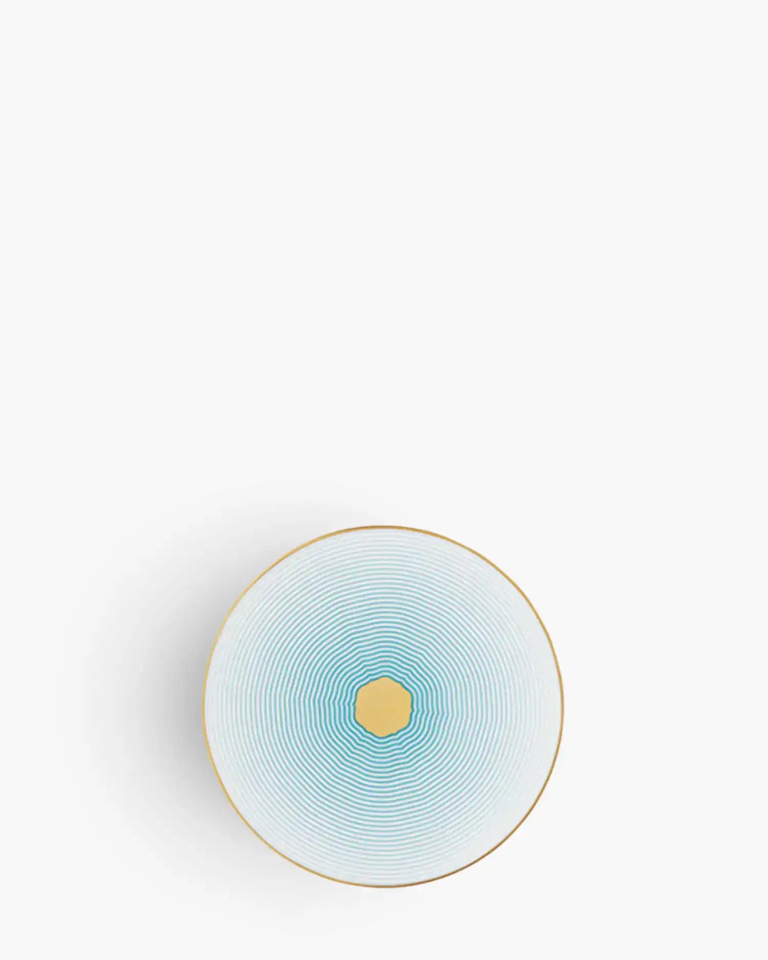 Raynaud Aura coupe dinner plate in Limoges porcelain with light blue decoration ∅ 16 cm - Buy now on ShopDecor - Discover the best products by RAYNAUD design