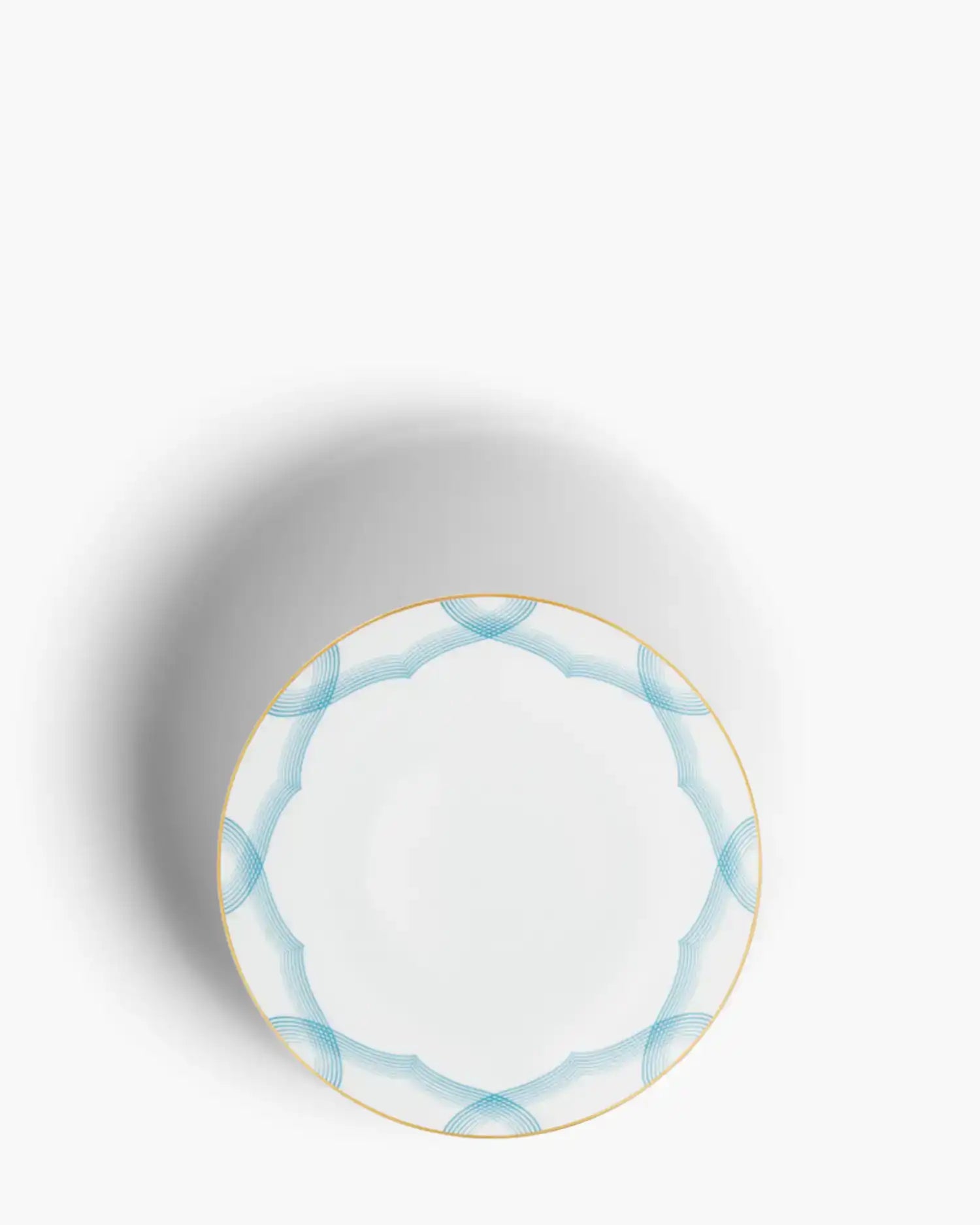 Raynaud Aura coupe deep plate in Limoges porcelain with light blue decoration ∅ 22 cm - Buy now on ShopDecor - Discover the best products by RAYNAUD design