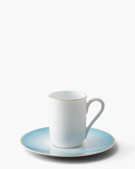 Raynaud Aura coffee cup with saucer in Limoges porcelain with light blue decoration Espresso - Buy now on ShopDecor - Discover the best products by RAYNAUD design