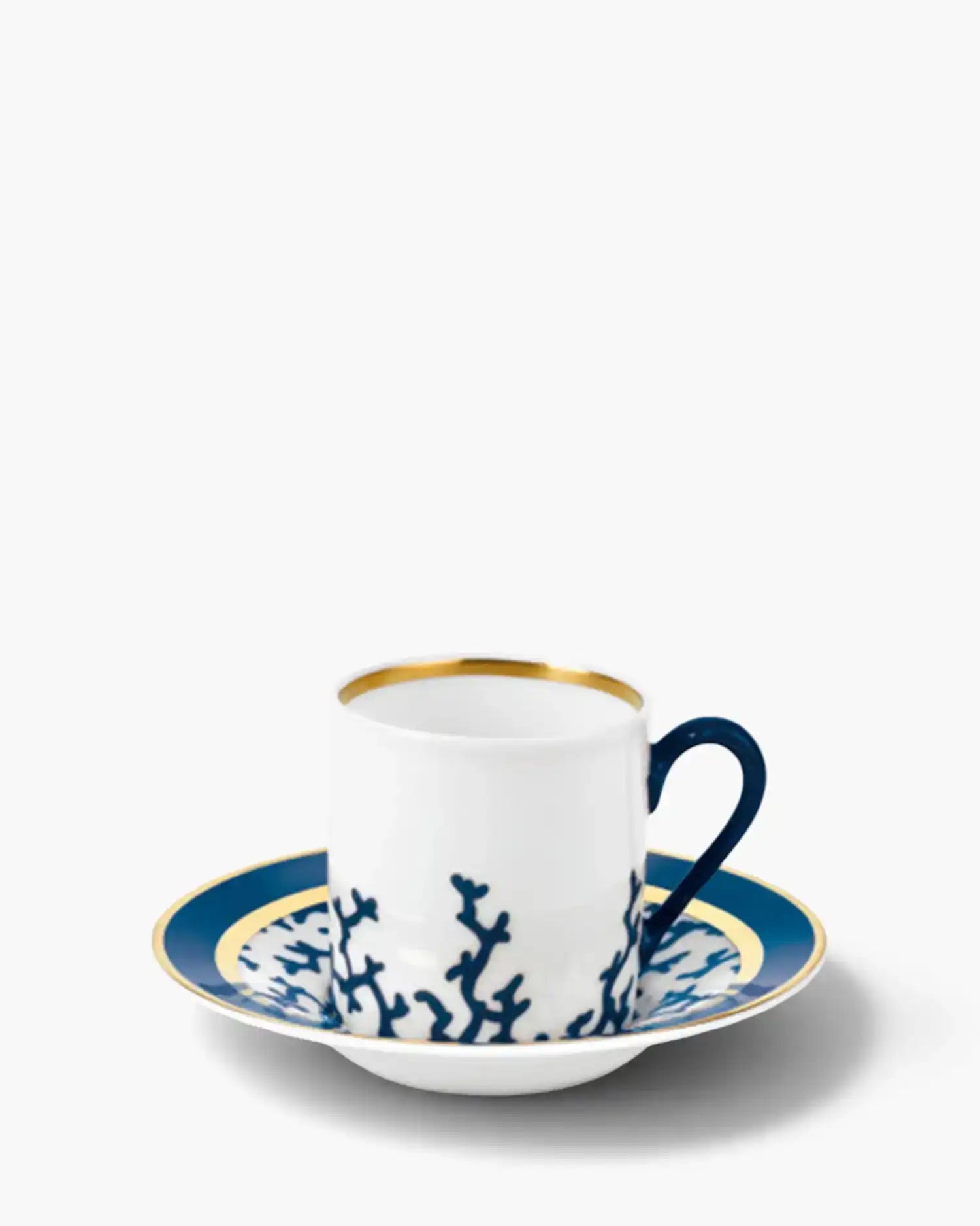 Raynaud Cristobal coffee cup with saucer in Limoges porcelain Marine Blue Cristobal Coffee - Buy now on ShopDecor - Discover the best products by RAYNAUD design