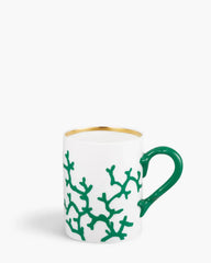 Raynaud Cristobal mug in Limoges porcelain with gift box Emerald Green Cristobal 28 cl - Buy now on ShopDecor - Discover the best products by RAYNAUD design