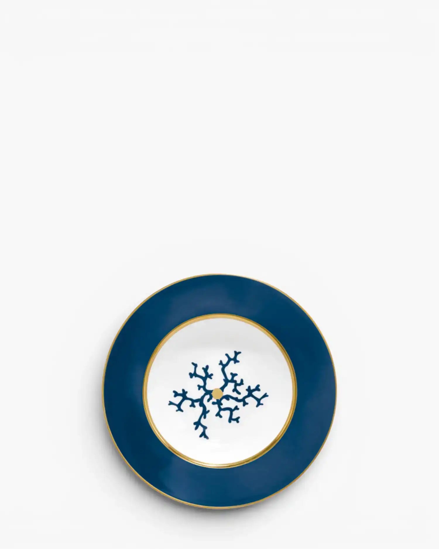 Raynaud Cristobal rim deep plate in Limoges porcelain Marine Blue Cristobal ∅ 21 cm - Buy now on ShopDecor - Discover the best products by RAYNAUD design