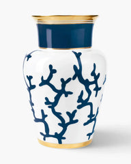 Raynaud Cristobal vase in Limoges porcelain with gift box Marine Blue Cristobal h. 26 cm - Buy now on ShopDecor - Discover the best products by RAYNAUD design