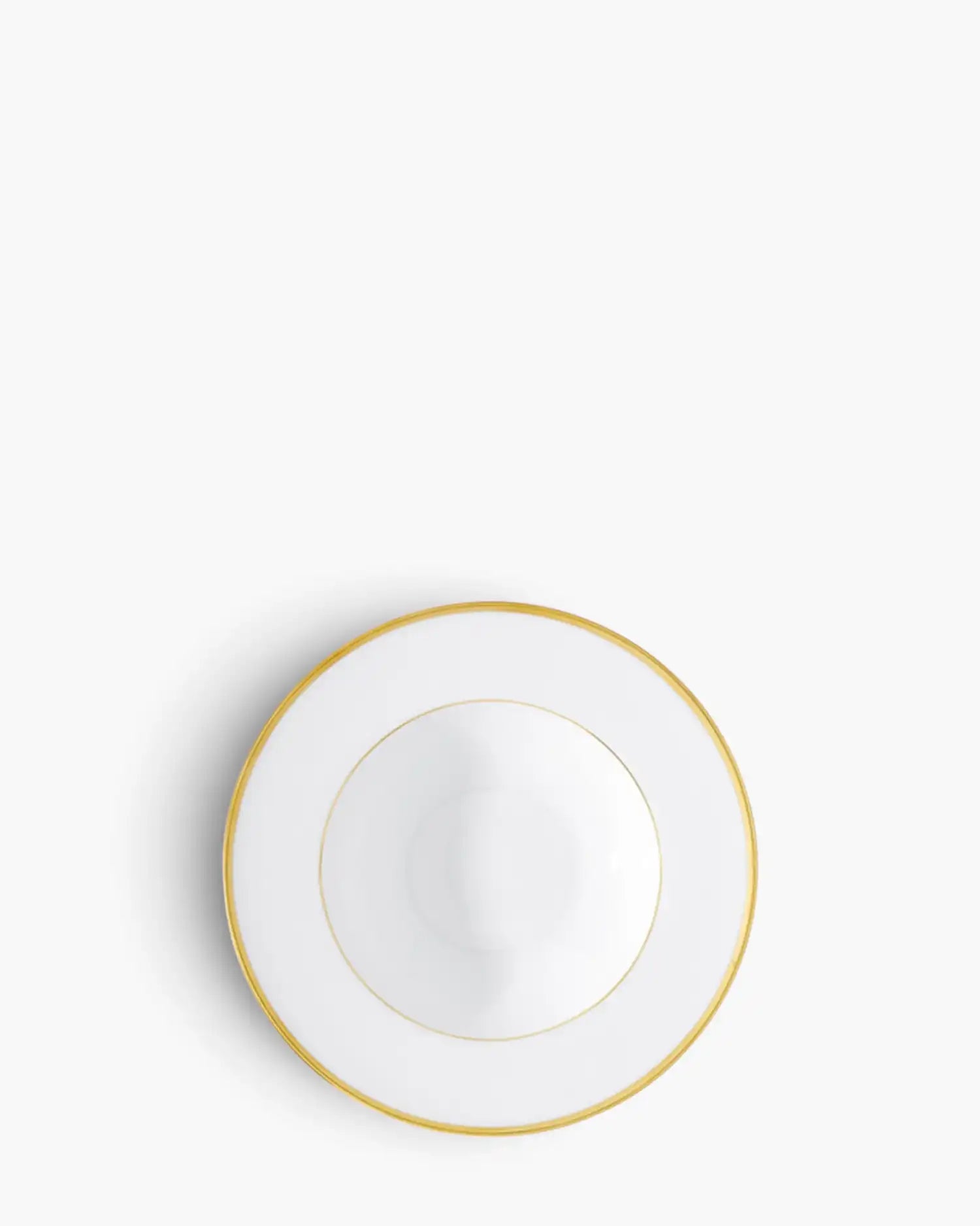 Raynaud Fontainebleau rim deep plate in Limoges porcelain Gold ∅ 21 cm - Buy now on ShopDecor - Discover the best products by RAYNAUD design