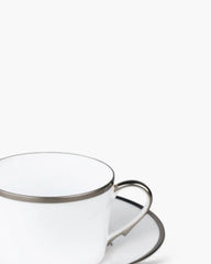 Raynaud Fontainebleau tea cup with saucer in Limoges porcelain - Buy now on ShopDecor - Discover the best products by RAYNAUD design