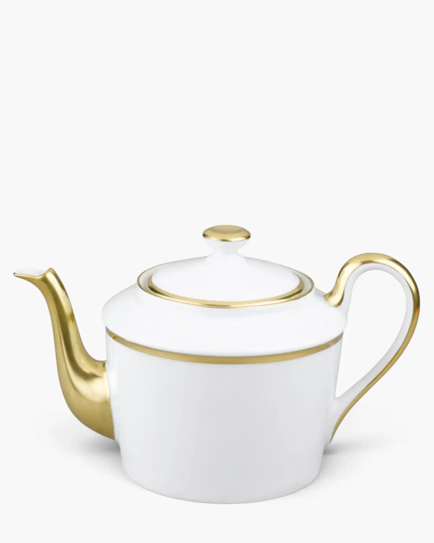 Raynaud Fontainebleau teapot in Limoges porcelain Gold 92 cl - Buy now on ShopDecor - Discover the best products by RAYNAUD design