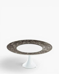 Raynaud Italian Renaissance petit four stand in Limoges porcelain Platinum ∅ 24 cm - Buy now on ShopDecor - Discover the best products by RAYNAUD design