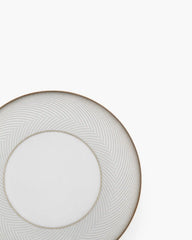 Raynaud Oskar coupe dinner plate in Limoges porcelain - Buy now on ShopDecor - Discover the best products by RAYNAUD design