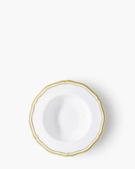 Raynaud Polka deep plate in Limoges porcelain Gold ∅ 23 cm - Buy now on ShopDecor - Discover the best products by RAYNAUD design