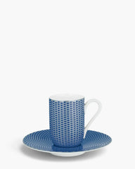 Raynaud Trésor coffee cup with saucer in Limoges porcelain with coloured decoration Blue Trésor Espresso - Buy now on ShopDecor - Discover the best products by RAYNAUD design