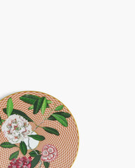 Raynaud Trésor Fleuri coupe dinner plate in Limoges porcelain with coloured decoration - Buy now on ShopDecor - Discover the best products by RAYNAUD design