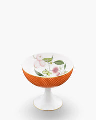 Raynaud Trésor Fleuri sundae cup in Limoges porcelain with coloured decoration Orange Water Apple - Buy now on ShopDecor - Discover the best products by RAYNAUD design