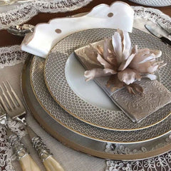Rosenthal Francis Carreau Beige plate diam. 22 cm - Buy now on ShopDecor - Discover the best products by ROSENTHAL design