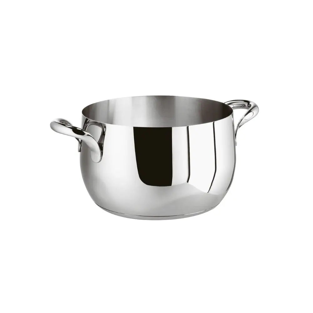 Sambonet Kikka sauce pot 2 handles Without Lid 16 cm - 6.30 in - Buy now on ShopDecor - Discover the best products by SAMBONET design