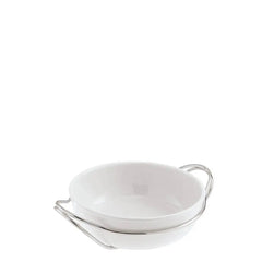 Sambonet New Living spaghetti dish with holder Silver 27 cm - 10.63 in - Buy now on ShopDecor - Discover the best products by SAMBONET design
