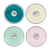 Vista Alegre Herbariae set 4 dessert plates diam. 23 cm - 9.06 in - Buy now on ShopDecor - Discover the best products by VISTA ALEGRE design
