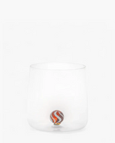 Zafferano Bilia Candy Tumbler transparent with little ball 44 cl - 14.87 oz Zafferano Amber - Buy now on ShopDecor - Discover the best products by ZAFFERANO design