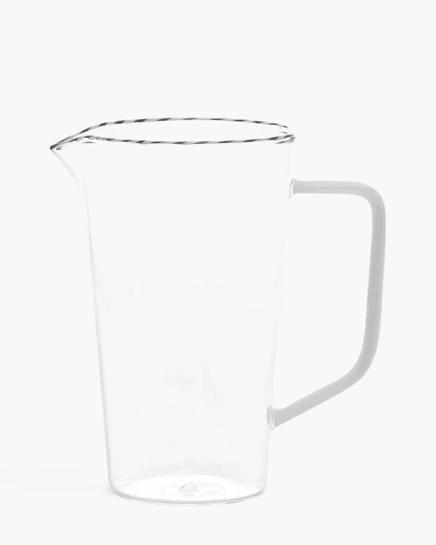 Zafferano Intrecci carafe 84 cl - 29.56 oz White Black - Buy now on ShopDecor - Discover the best products by ZAFFERANO design