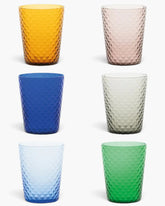 Zafferano Isolano set 6 assorted colors tumbler 33 cl - 11.61 oz - Buy now on ShopDecor - Discover the best products by ZAFFERANO design