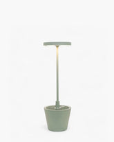 Zafferano Lampes à Porter Poldina Reverso Pro LED table lamp Zafferano Sage Green G3 - Buy now on ShopDecor - Discover the best products by ZAFFERANO LAMPES À PORTER design