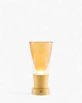 Zafferano Lampes à Porter Soffio Vase portable/table lamp Zafferano Matte Gold Amber - Buy now on ShopDecor - Discover the best products by ZAFFERANO LAMPES À PORTER design