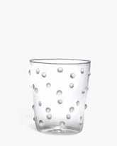 Zafferano Party Tumbler transparent glasses with polka dots 45 cl-15.22 oz White - Buy now on ShopDecor - Discover the best products by ZAFFERANO design