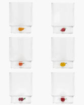 Zafferano Teca Frutta set 6 assorted patterns tumbler 35 cl - 11.83 oz - Buy now on ShopDecor - Discover the best products by ZAFFERANO design