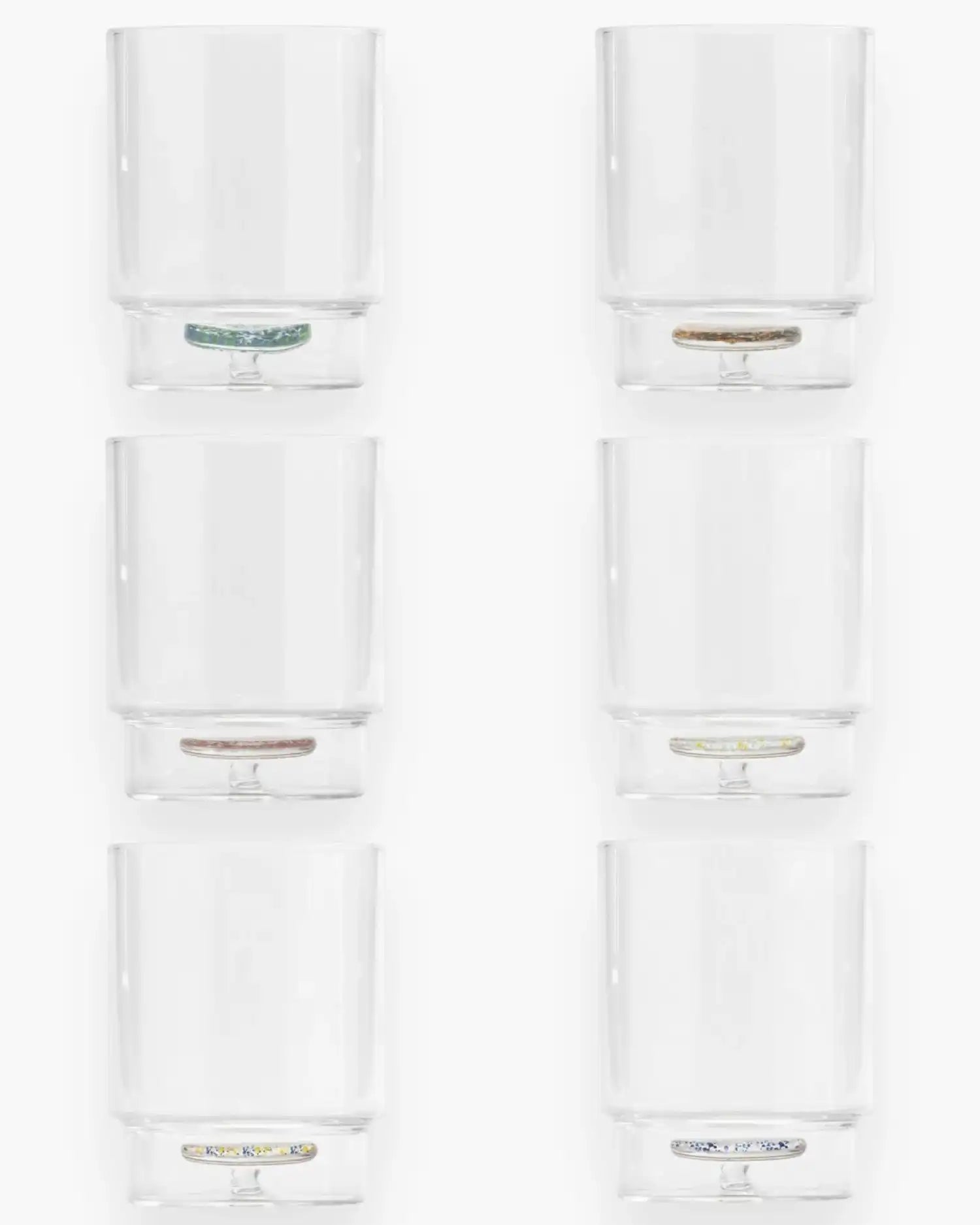Zafferano Teca Terrazzo set 6 assorted colors tumbler 35 cl - 11.83 oz - Buy now on ShopDecor - Discover the best products by ZAFFERANO design
