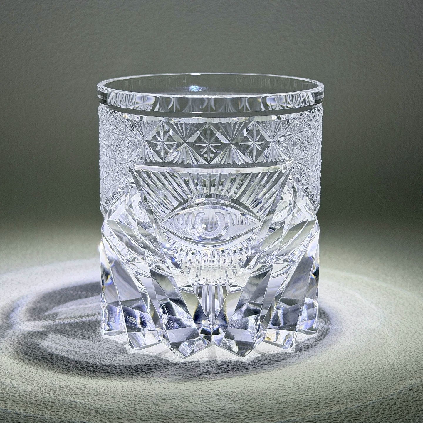 God's Eye Edo Kiriko Whiskey Glass