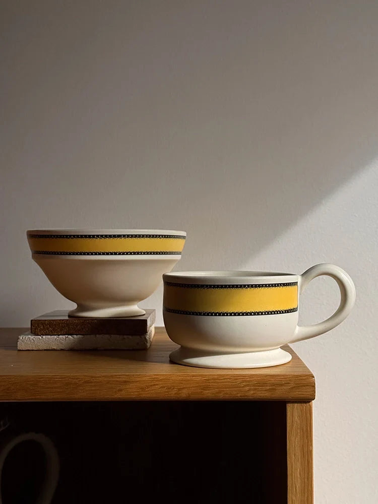 Buttercream Ribbon Ceramic Mug - TRLab Shop