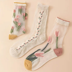 Rosedale Sheer Mesh Socks