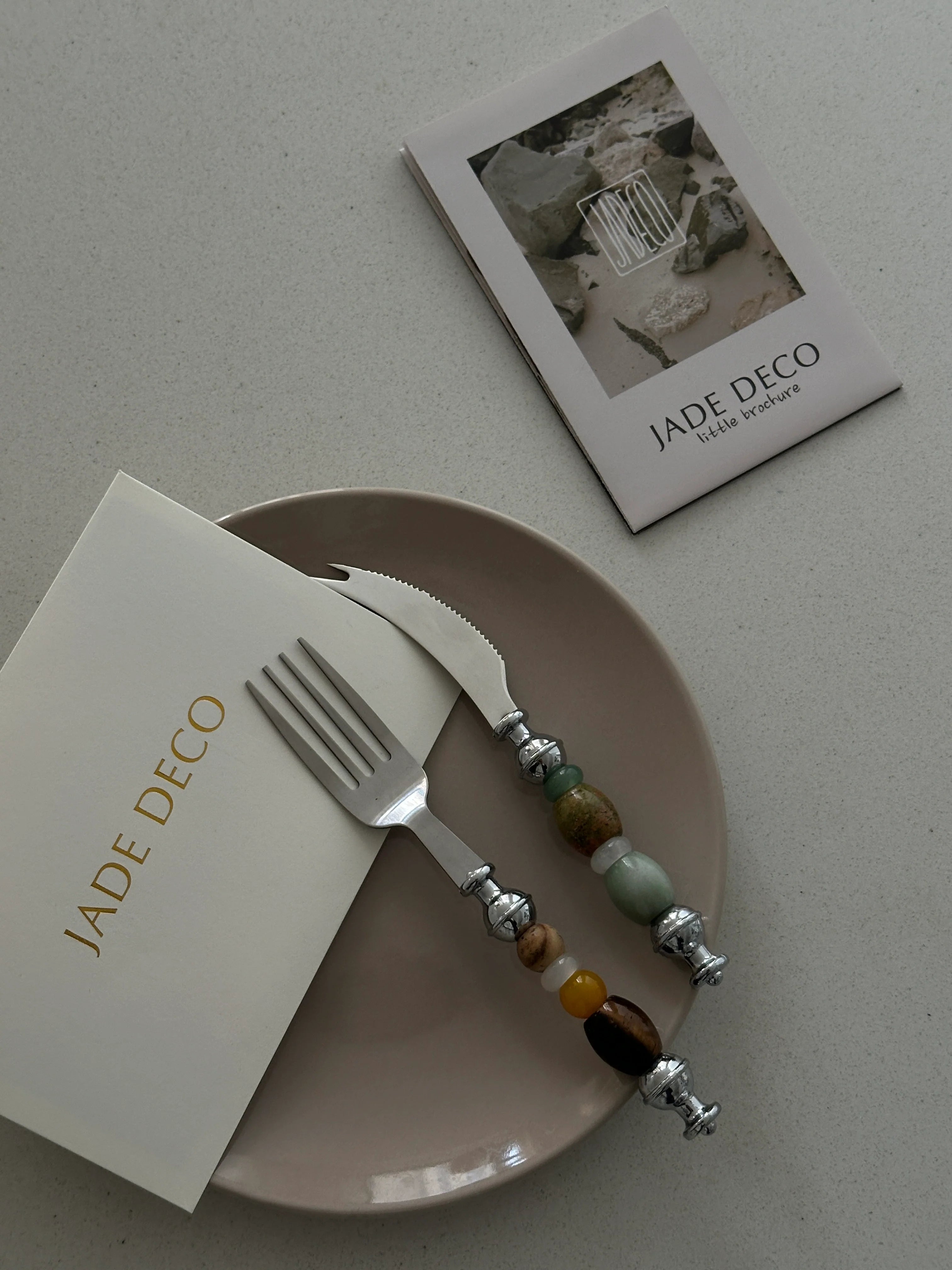 Natural Gemstone Dining Set - TRLab Shop