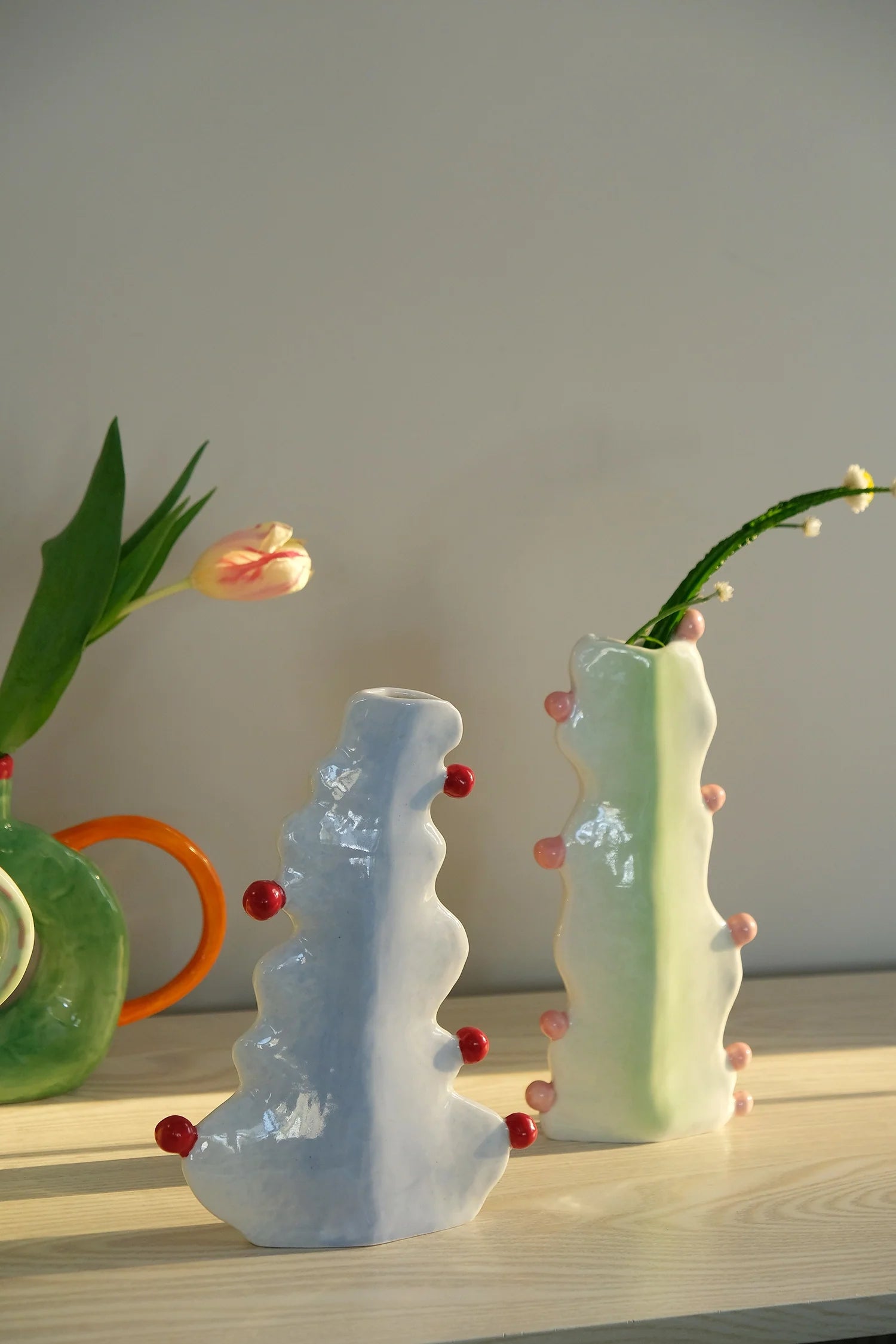 Ceramic Cactus-Shaped Vase - TRLab Shop