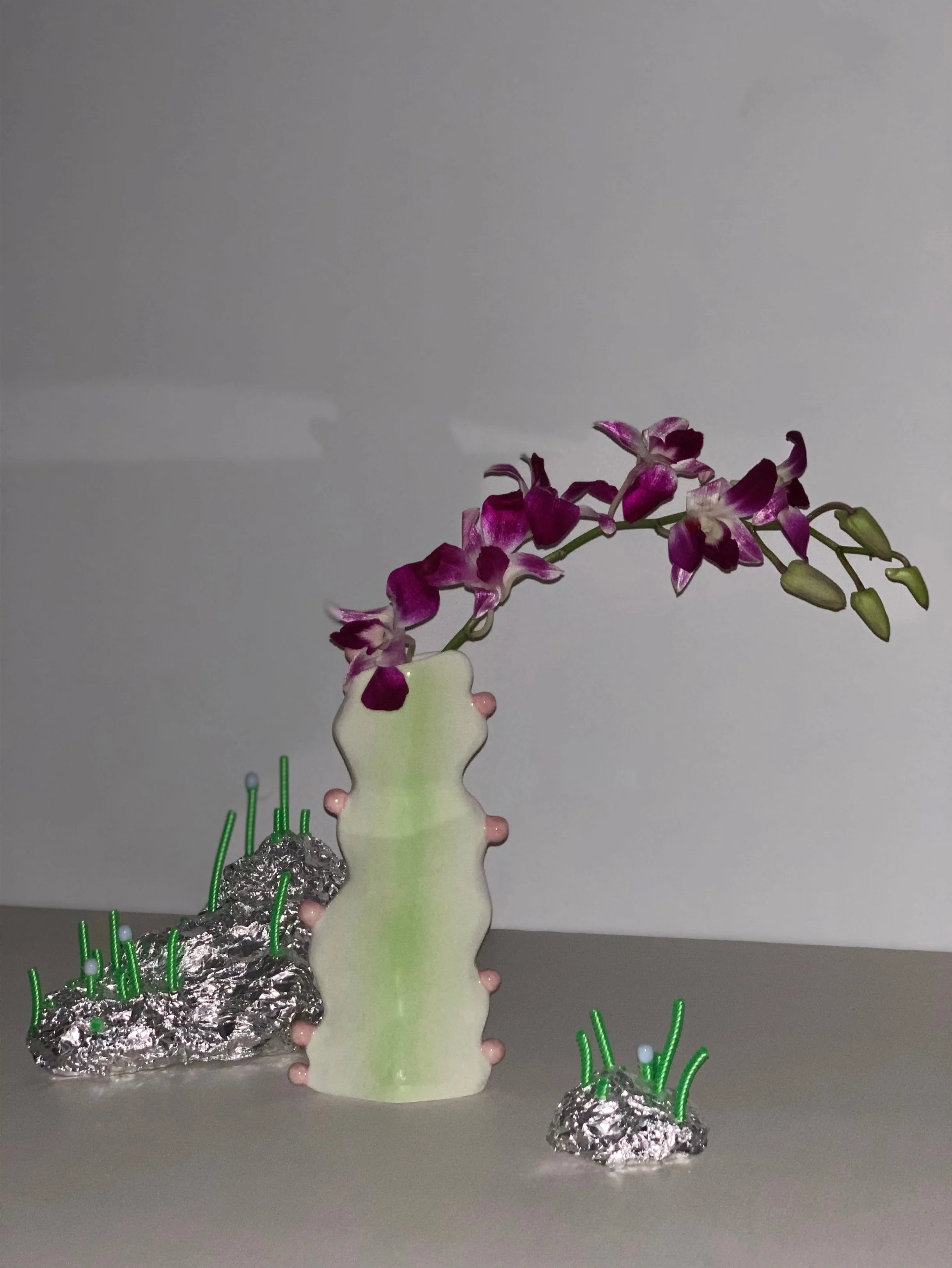 Ceramic Cactus-Shaped Vase - TRLab Shop