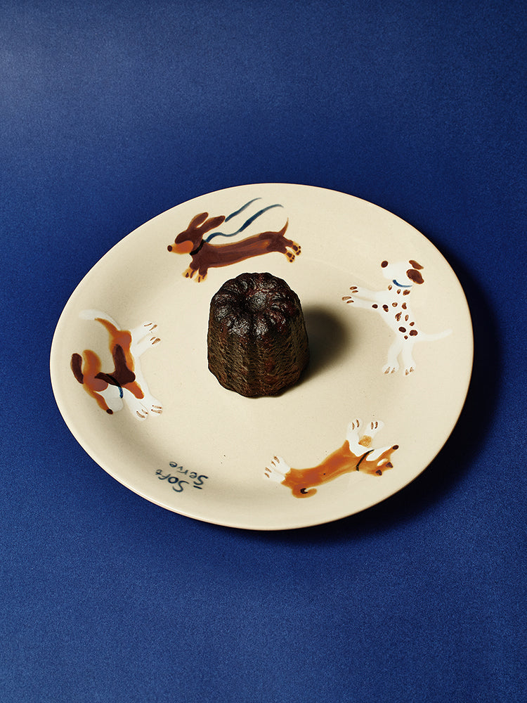 Running Puppies Ceramic Plate - TRLab Shop