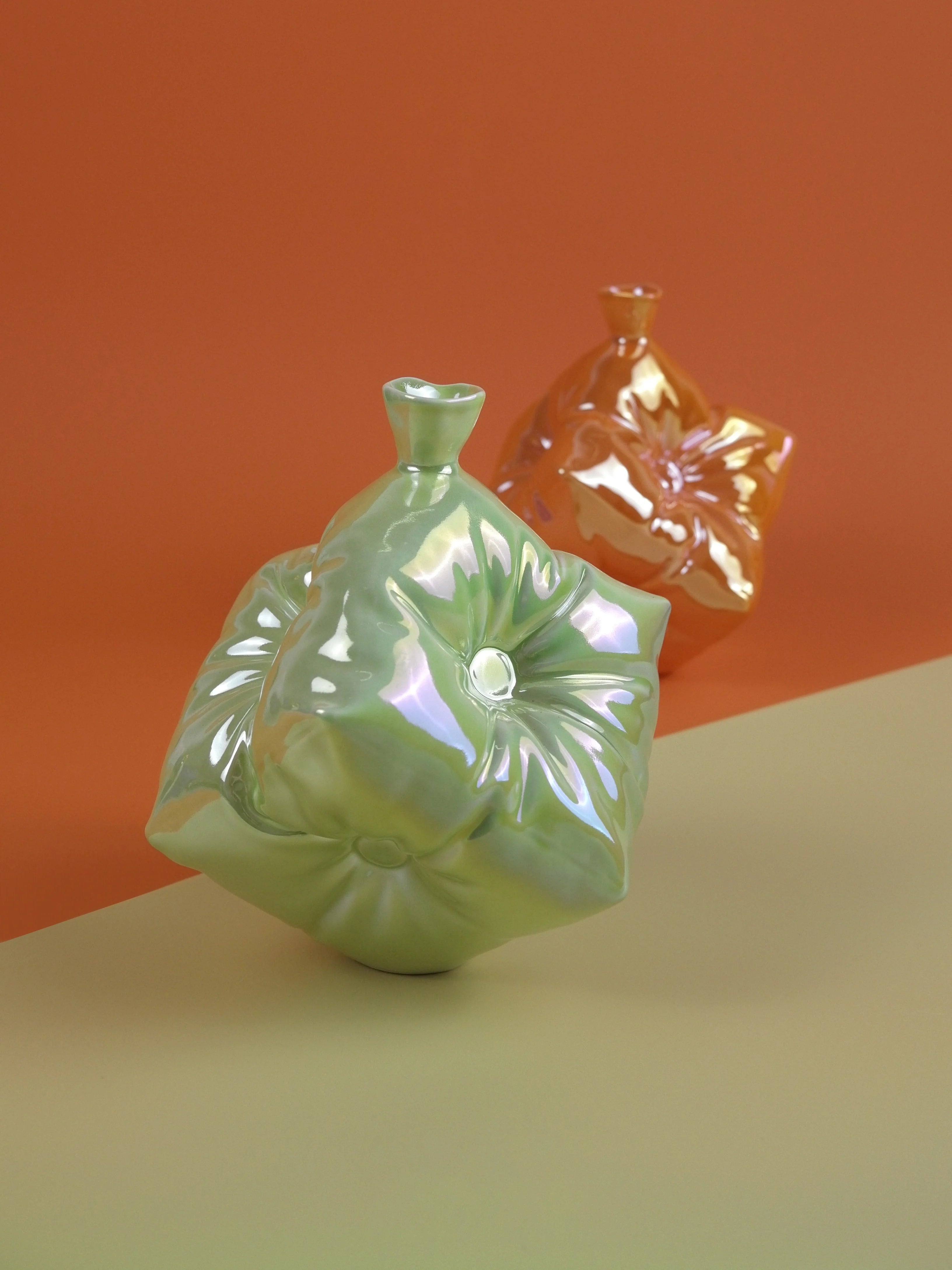 Ceramic Art Dice Pillow Vase - TRLab Shop