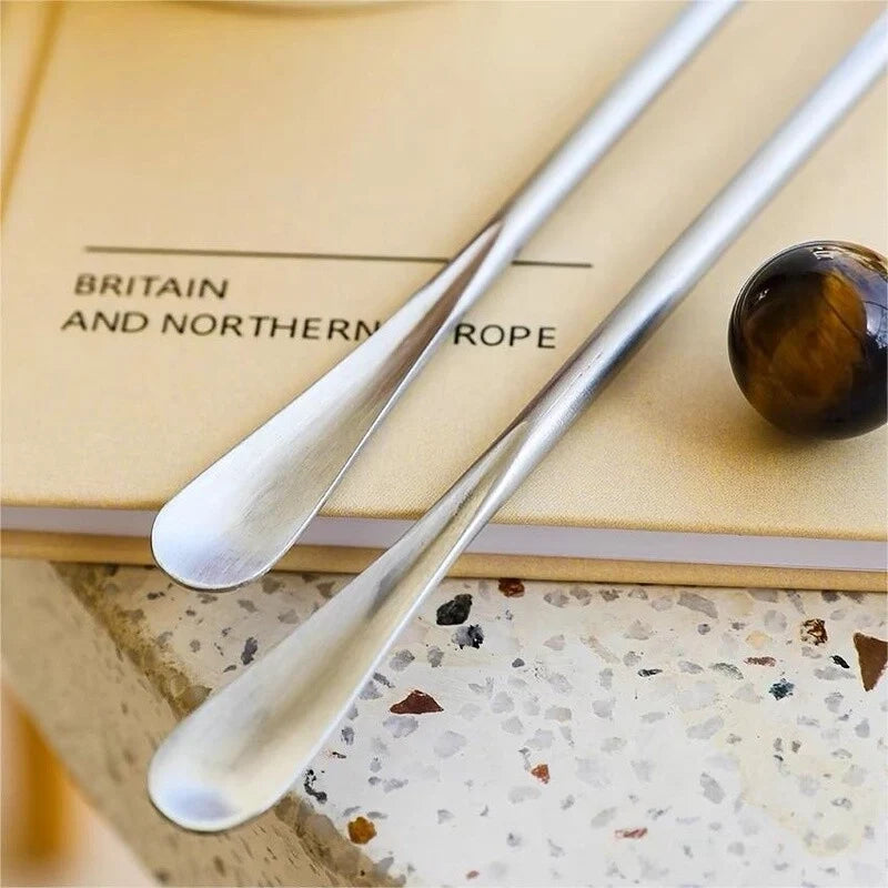 Natural Jade Stirring Spoon & Fruit Fork - TRLab Shop