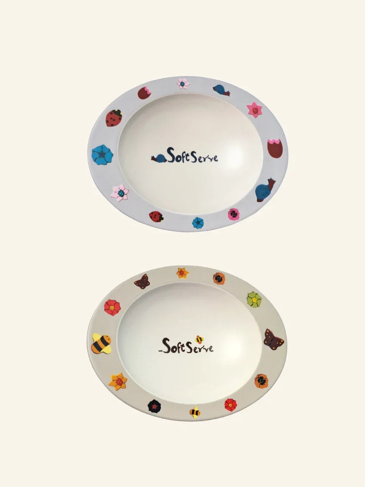 Butterfly & Snail Bamboo Fiber Bowl - TRLab Shop