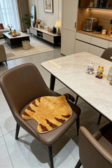 Cat patterns flocked seat cushion by TRLab Shop featuring soft fabric and colorful cat designs on a comfortable padded surface.