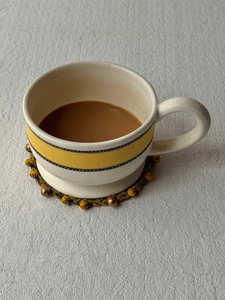 Buttercream Ribbon Ceramic Mug - TRLab Shop