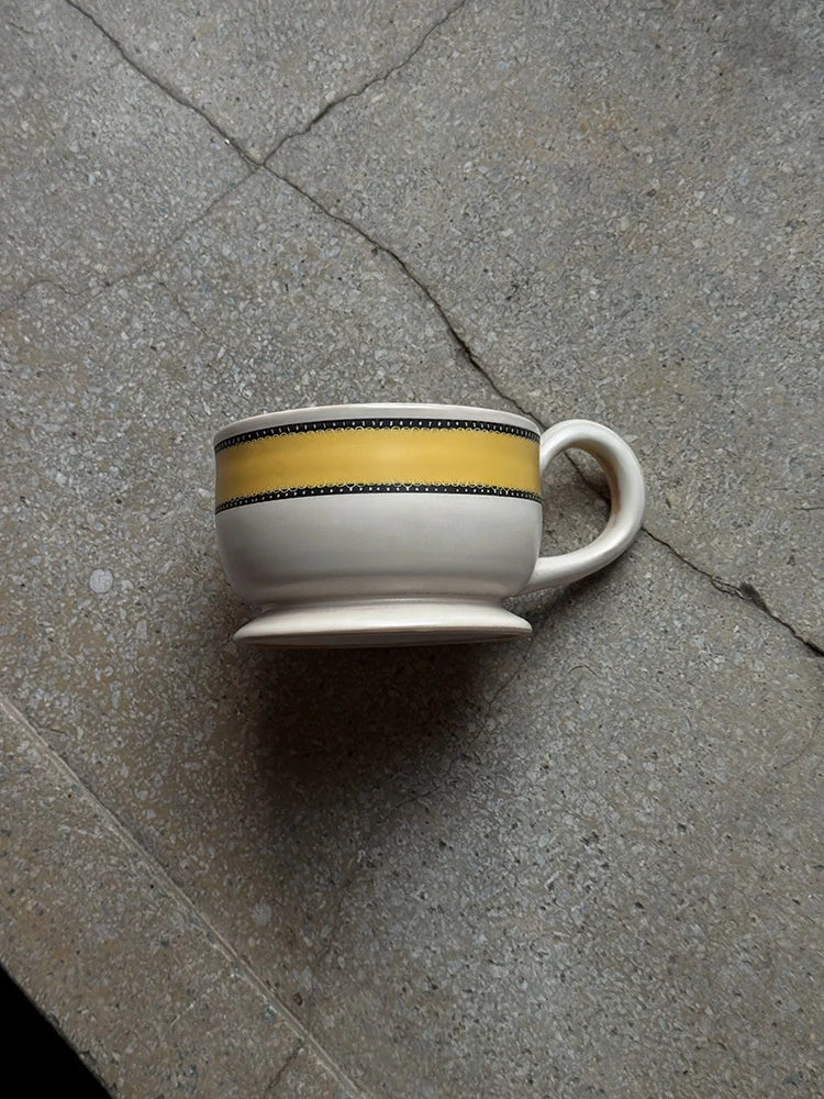 Buttercream Ribbon Ceramic Mug - TRLab Shop
