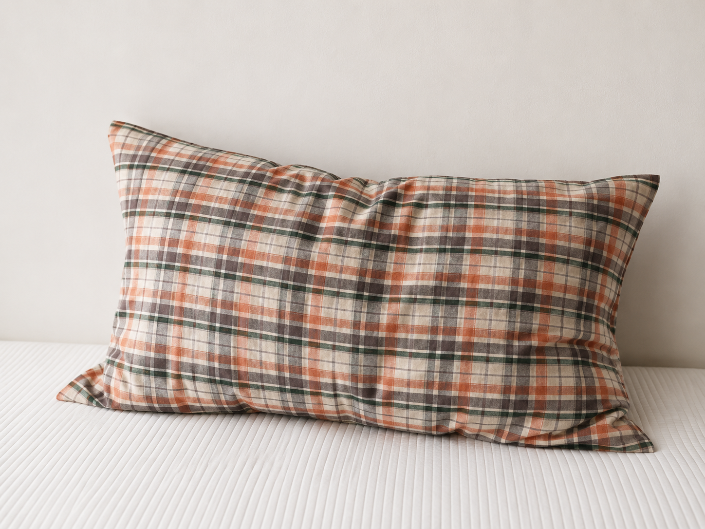 Sunday stripe cotton pillowcase