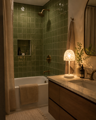 Aura waterproof shower lamp