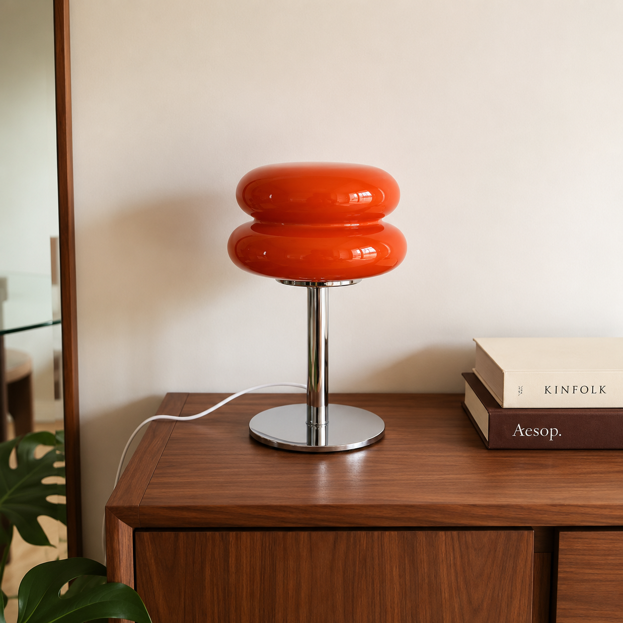 Murano glass macaron table lamp