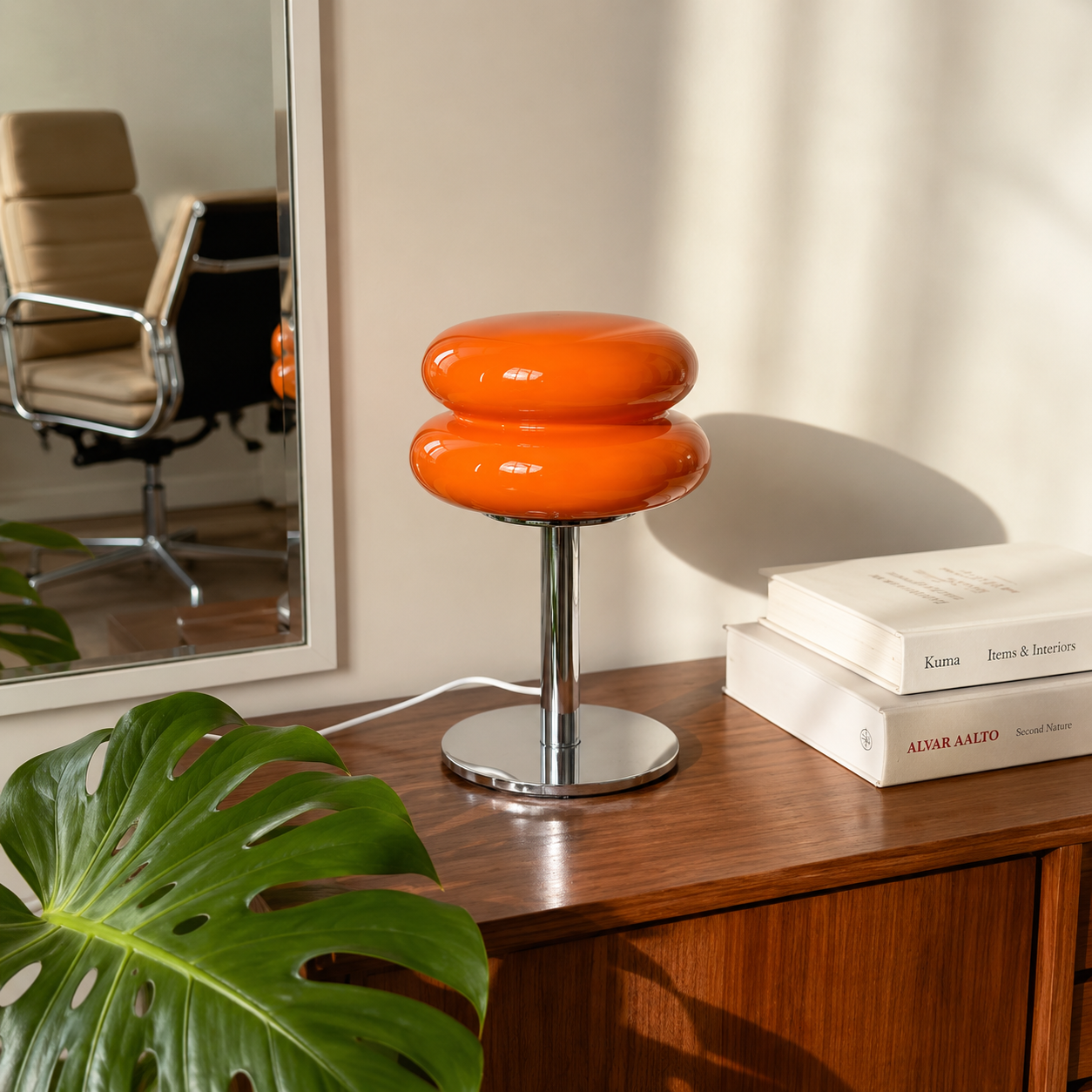 Murano glass macaron table lamp