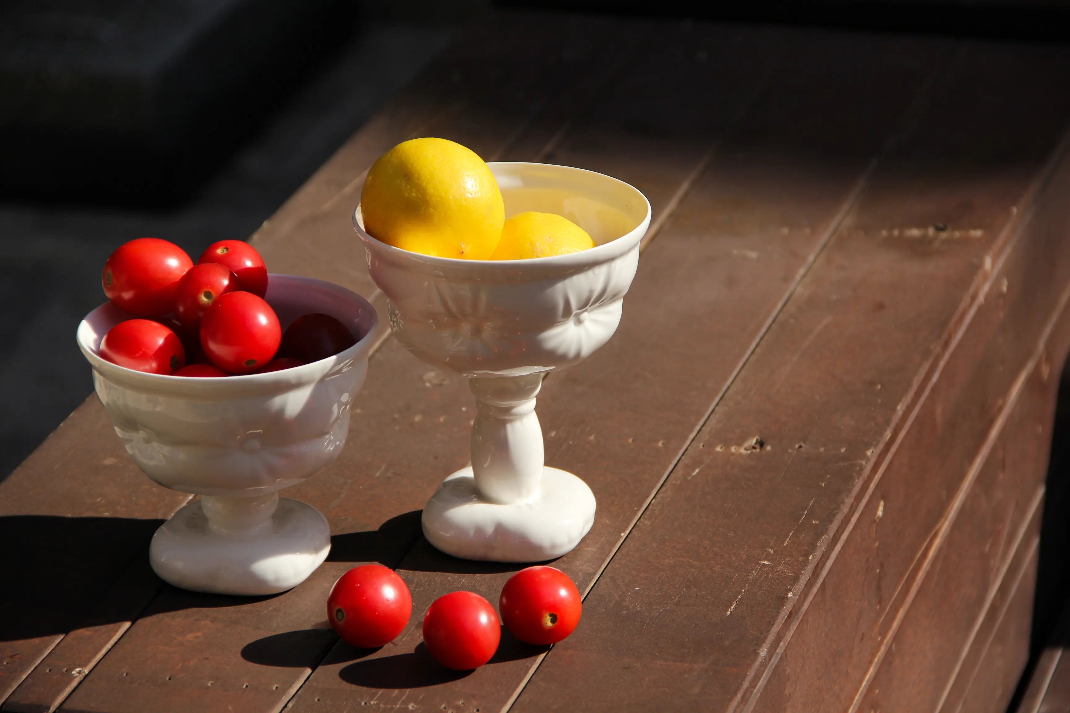 Ceramic Goblet and Footed Pillow Bowl - TRLab Shop