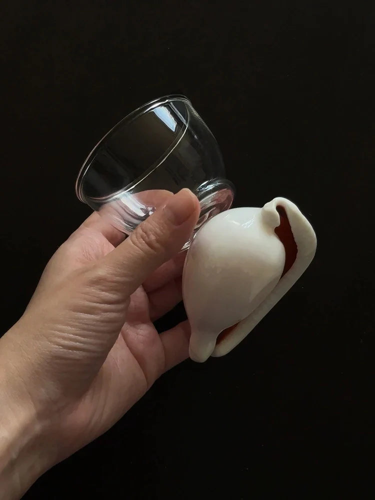 Coastal Seashell Ceramic Tea Cup - TRLab Shop